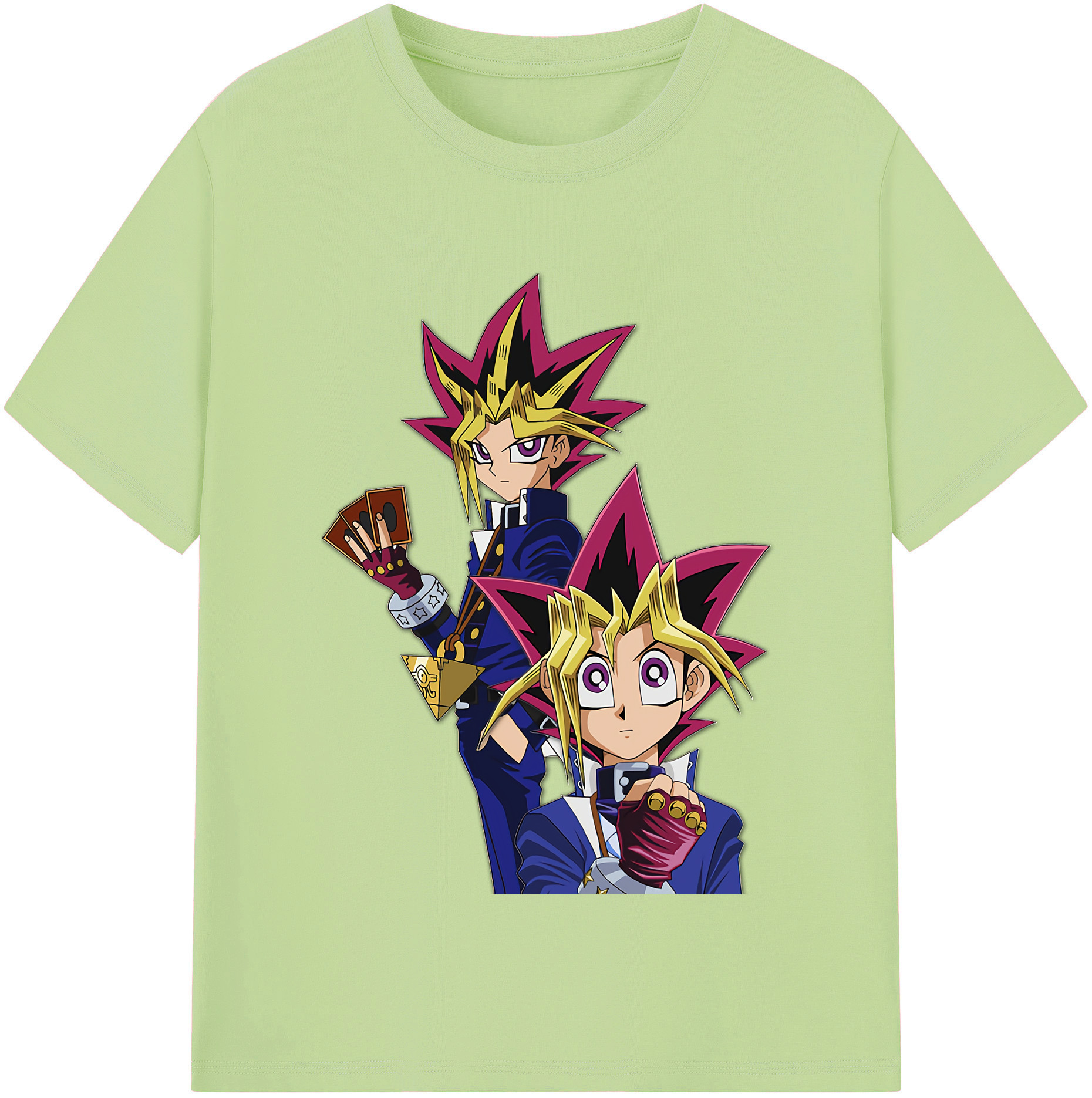 （画像用） 遊☆戯☆王 Yu-Gi-Oh! 綿100％半袖Tシャツ（フロントプリント）